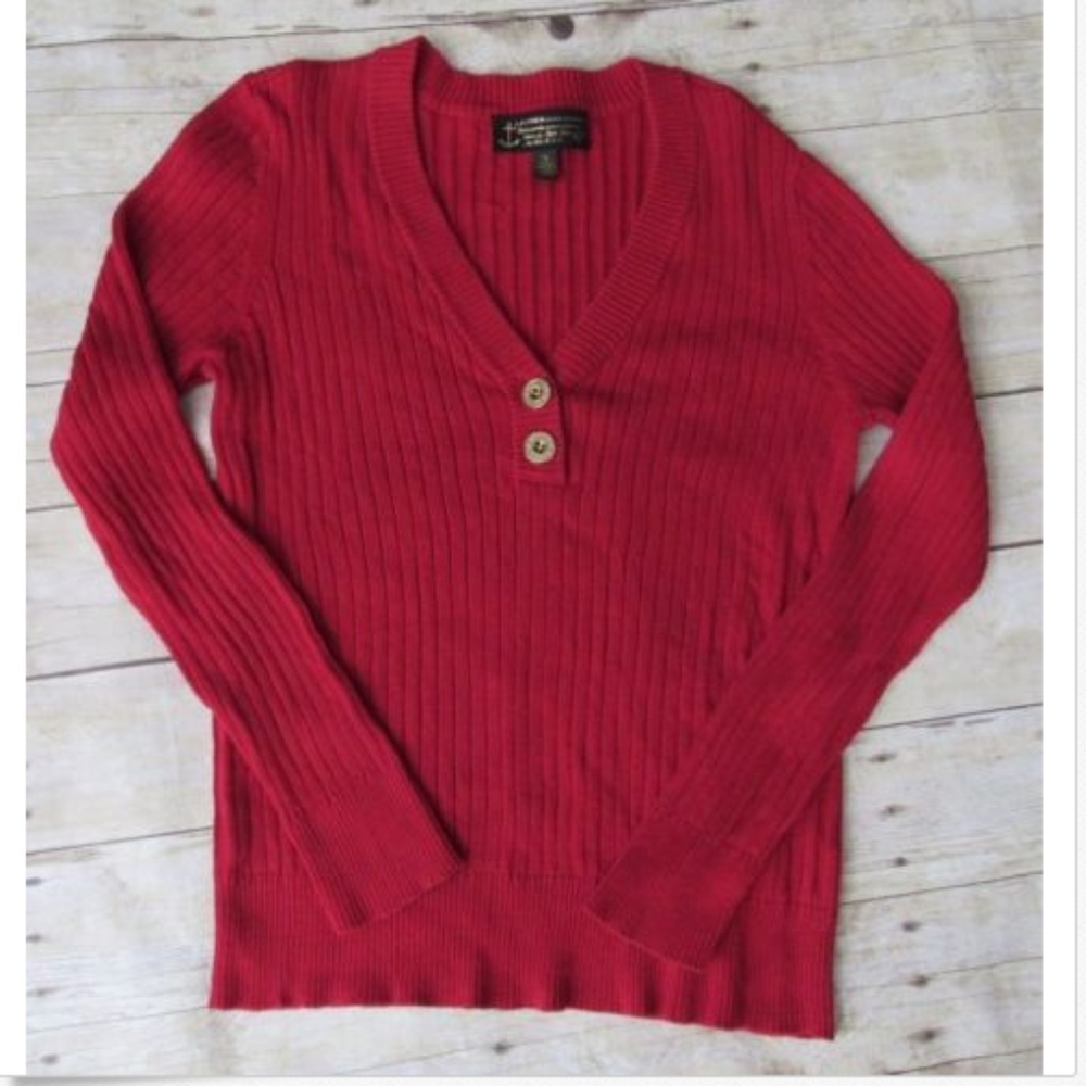 Lauren Jeans Company Red Sweater